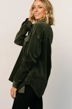 Baltic Born outerwear|WINTER ESSENTIALS|Greeley Corduroy Jacket | Deep Green