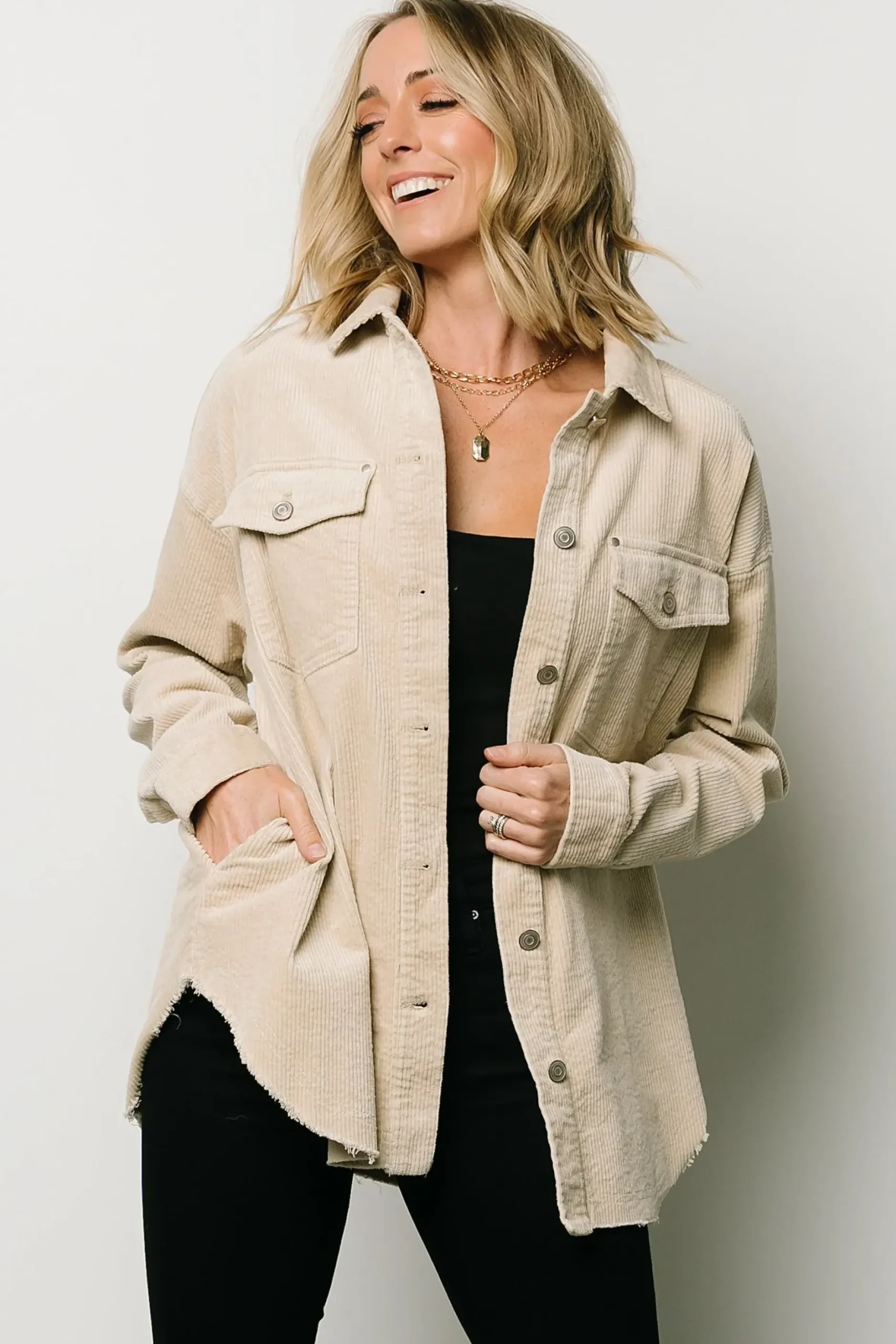 Baltic Born outerwear|WINTER ESSENTIALS|Greeley Corduroy Jacket | Sand