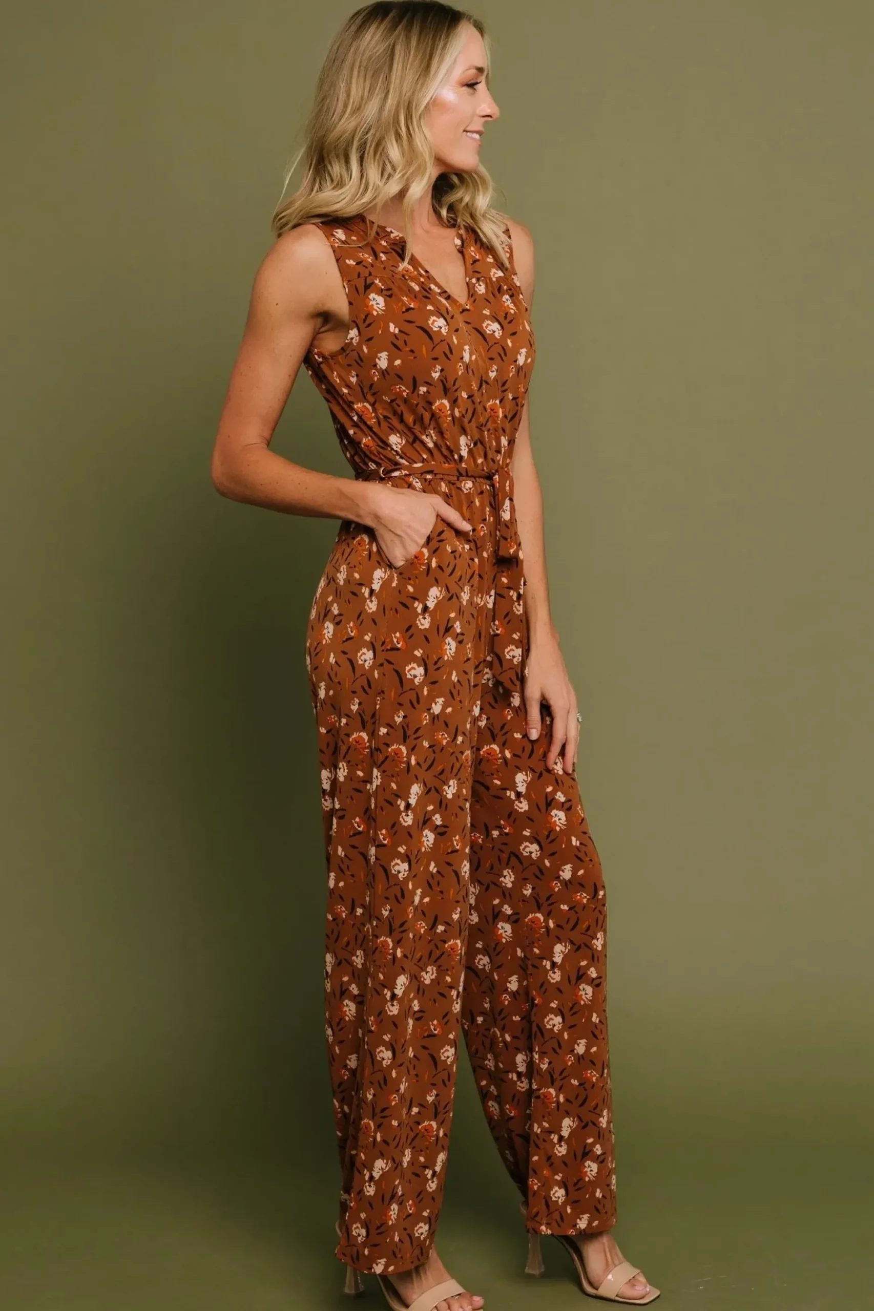 Baltic Born SALE|Grove Tank Jumpsuit | Copper Multi