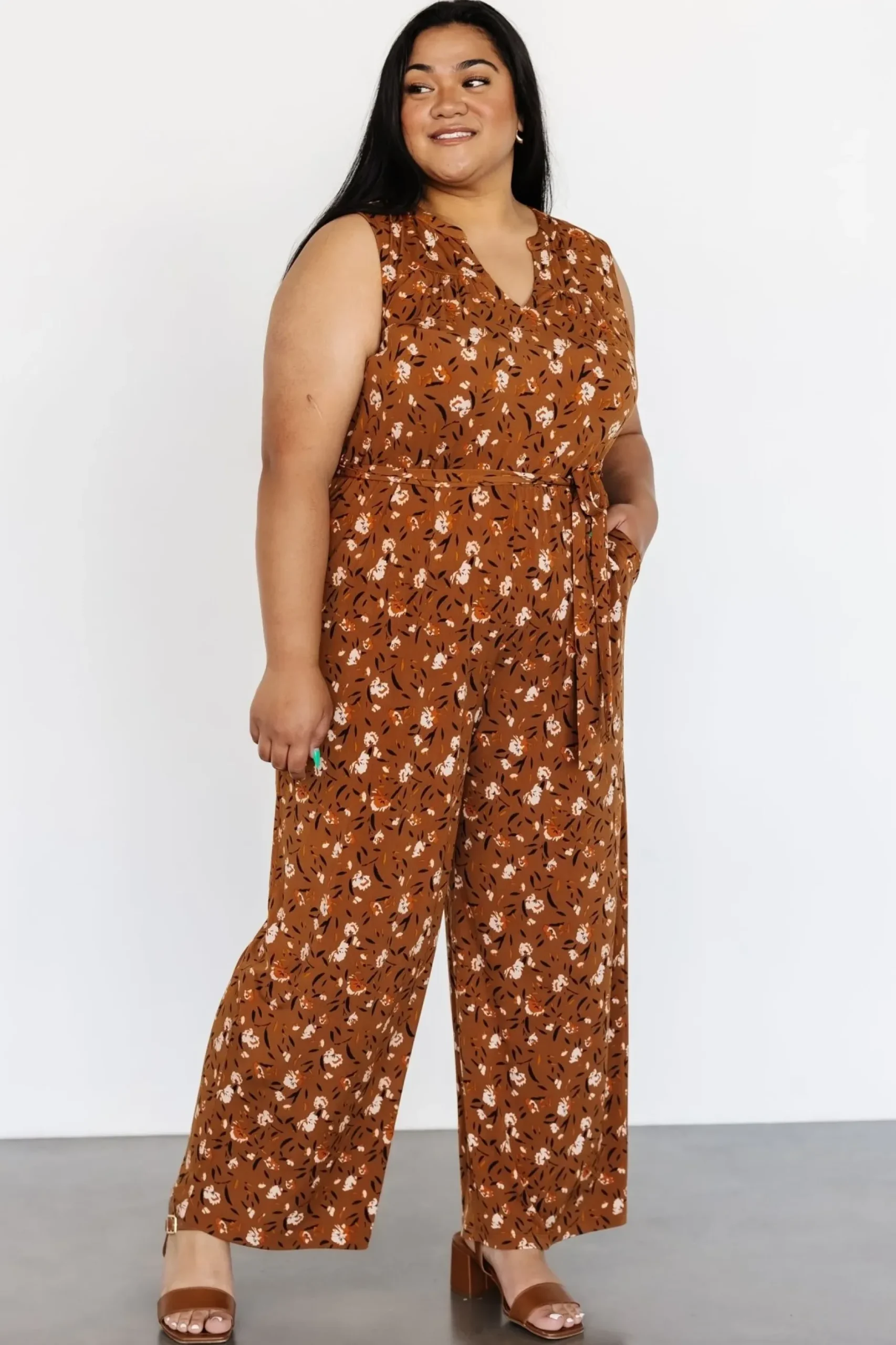 Baltic Born SALE|Grove Tank Jumpsuit | Copper Multi