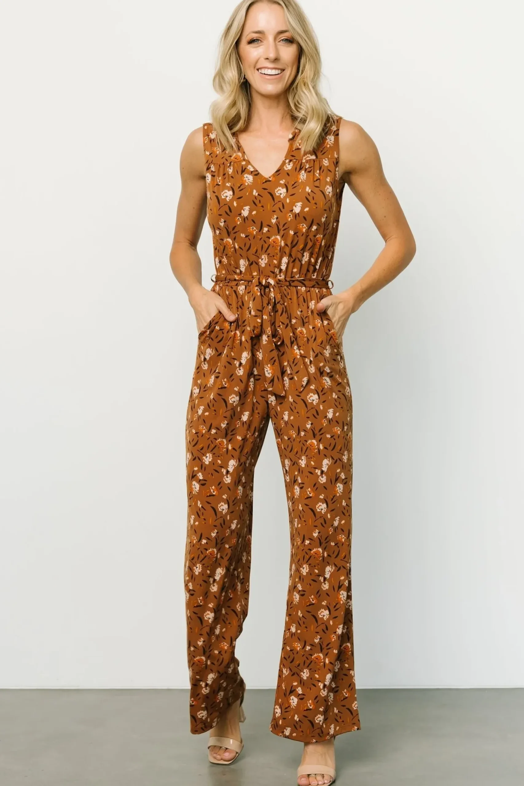 Baltic Born SALE|Grove Tank Jumpsuit | Copper Multi
