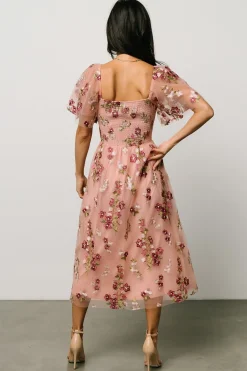 Baltic Born WINTER ESSENTIALS|COMING SOON|Gwyneth Tulle Midi Dress | Blush Floral