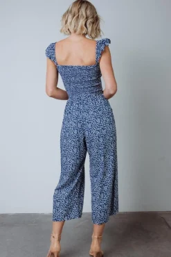 Baltic Born JUMPSUITS + ROMPERS|Hadley Smocked Jumpsuit | Navy