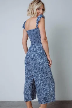 Baltic Born JUMPSUITS + ROMPERS|Hadley Smocked Jumpsuit | Navy