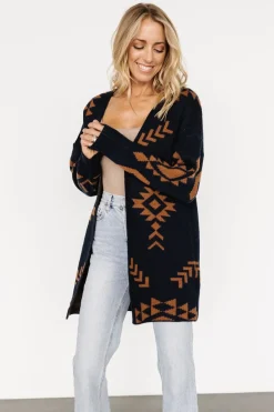 Baltic Born sweaters|cardigans|Hays Oversized Cardigan | Navy + Camel