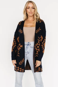 Baltic Born sweaters|cardigans|Hays Oversized Cardigan | Navy + Camel