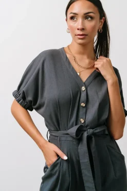 Baltic Born SALE|Heidi Jumpsuit | Dark Slate