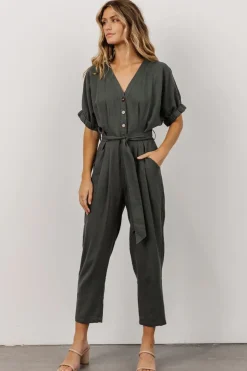 Baltic Born SALE|Heidi Jumpsuit | Dusty Green