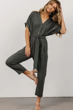 Baltic Born SALE|Heidi Jumpsuit | Dusty Green