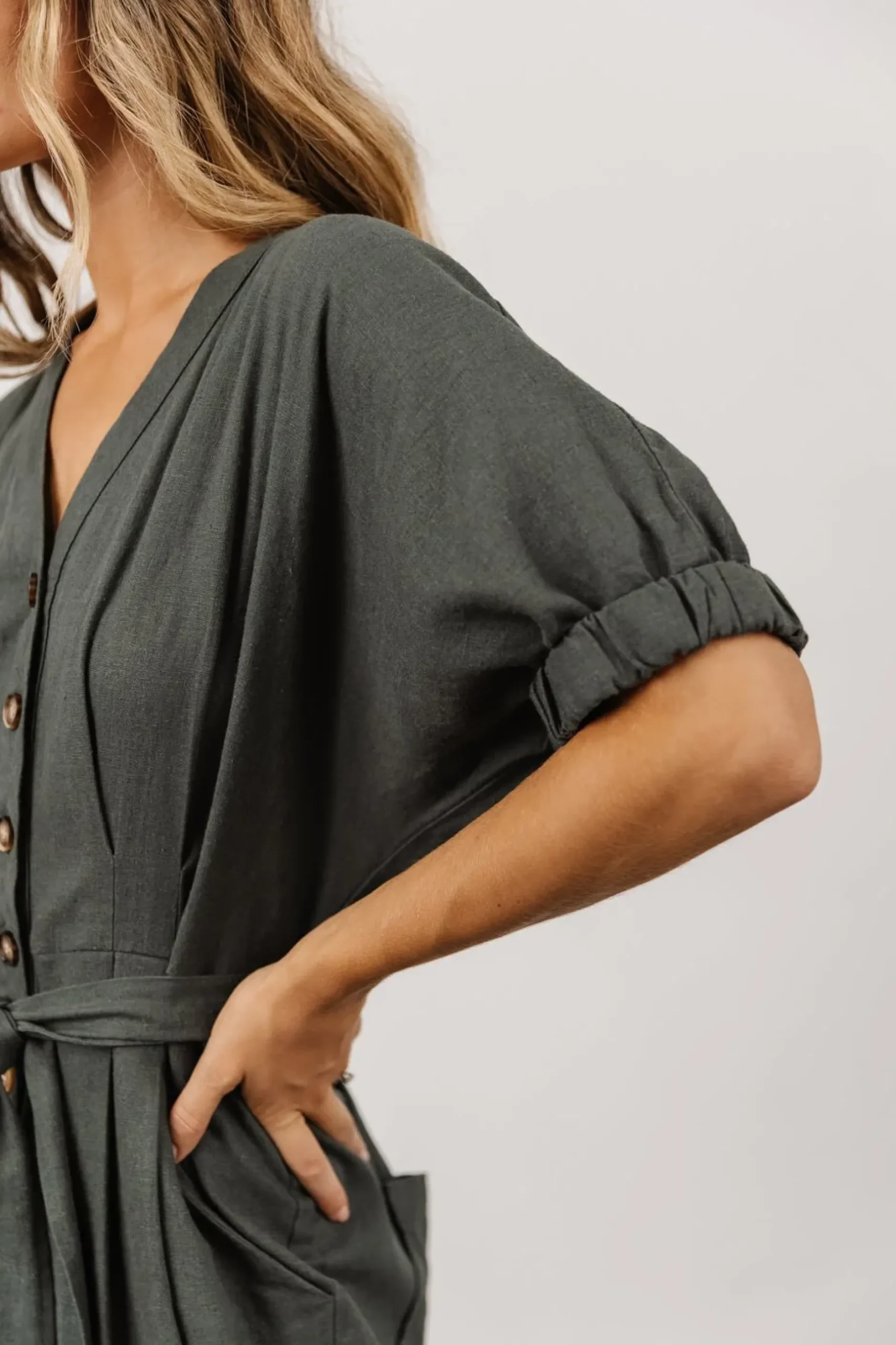Baltic Born SALE|Heidi Jumpsuit | Dusty Green