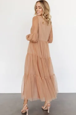 Baltic Born tulle styles|COMING SOON|Hoffman Tulle Maxi Dress | Dusty Camel