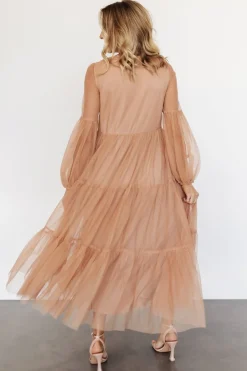 Baltic Born tulle styles|COMING SOON|Hoffman Tulle Maxi Dress | Dusty Camel
