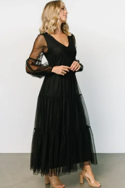Baltic Born tulle styles|COMING SOON|Hoffman Tulle Maxi Dress | Black