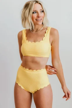 Baltic Born bikini|Honolulu High Waist Bikini Bottom | Yellow