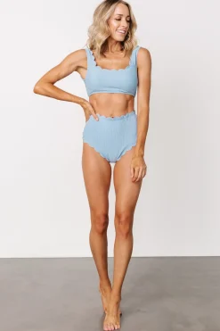 Baltic Born bikini|Honolulu High Waist Bikini Bottom | Dusty Blue