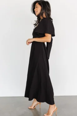 Baltic Born COMING SOON|Indie Back Tie Dress | Black
