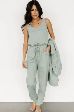 Baltic Born cardigans|Janae Jumpsuit + Cardigan Set | Sage
