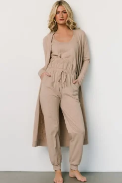 Baltic Born cardigans|Janae Jumpsuit + Cardigan Set | Oatmeal