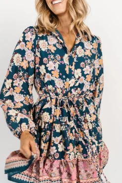 Baltic Born cover up|Jane Short Dress | Jade Multi