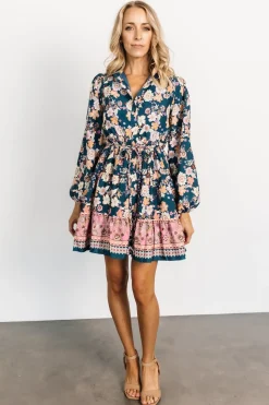 Baltic Born cover up|Jane Short Dress | Jade Multi