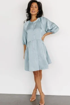 Baltic Born COMING SOON|Janice Button Dress | Blue