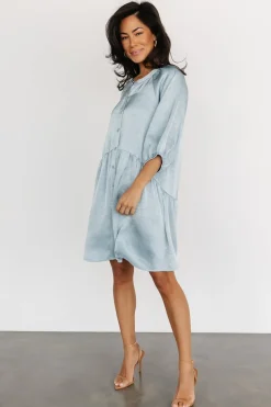 Baltic Born COMING SOON|Janice Button Dress | Blue