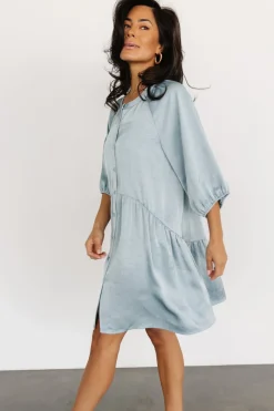 Baltic Born COMING SOON|Janice Button Dress | Blue