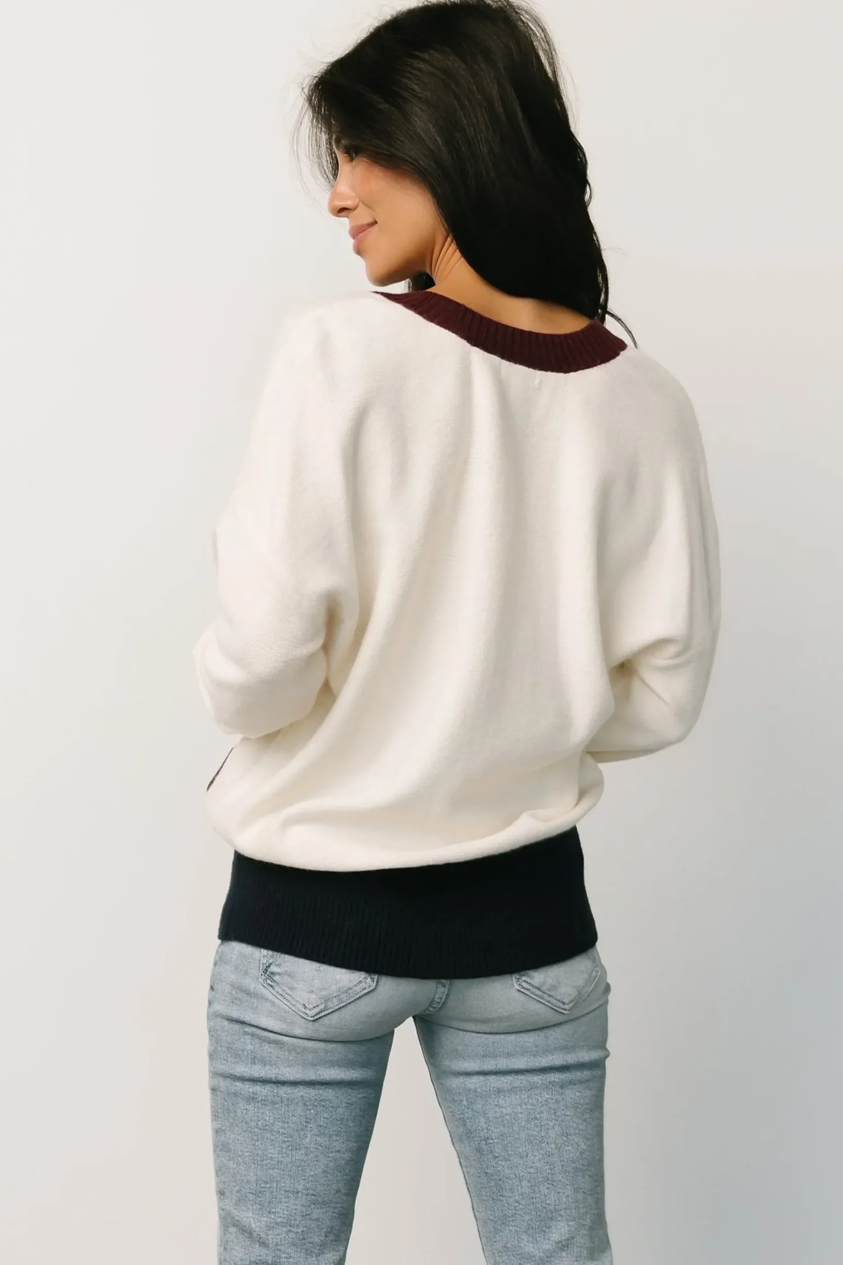 Baltic Born sweaters|cardigans|Jax Cardigan | Cream Multi