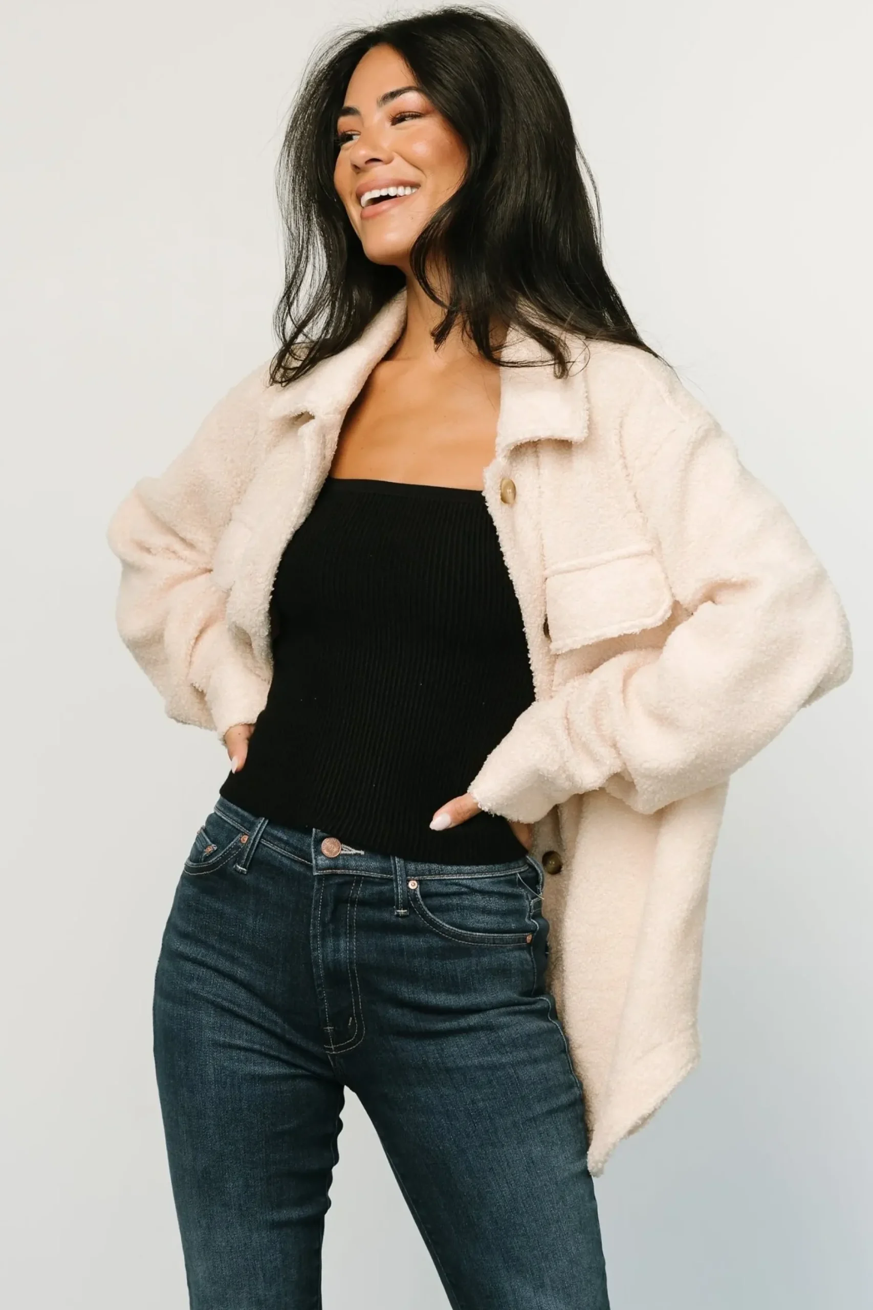 Baltic Born outerwear|Jayden Sherpa Jacket | Honey