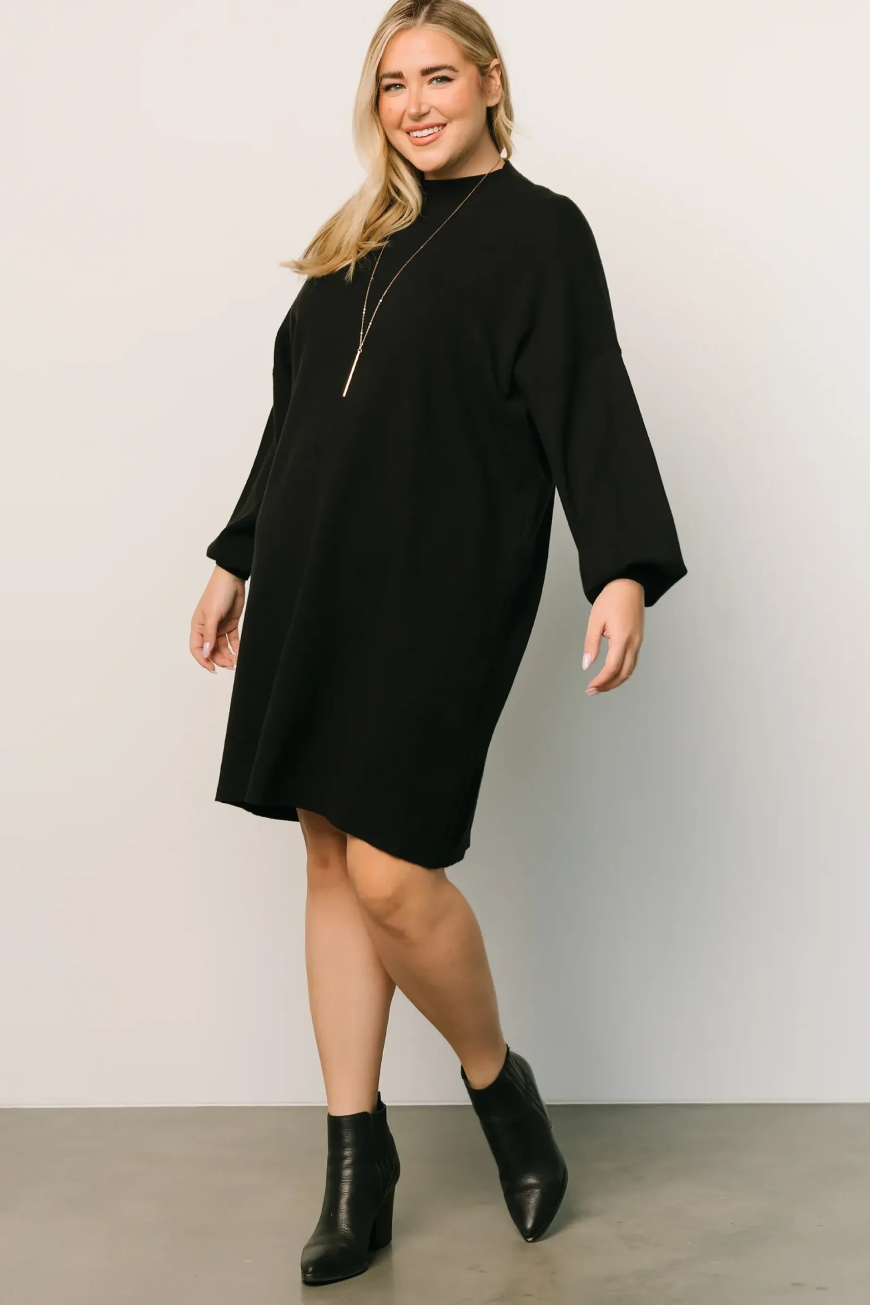 Baltic Born short dresses|TOPS|Jennings Sweater Dress | Black