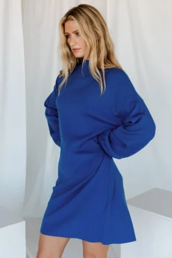 Baltic Born short dresses|TOPS|Jennings Sweater Dress | Cobalt Blue