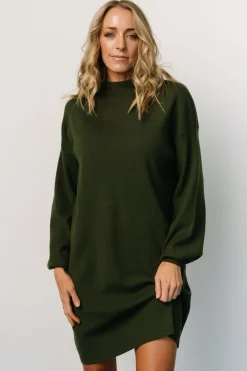 Baltic Born short dresses|TOPS|Jennings Sweater Dress | Deep Olive