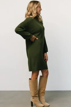 Baltic Born short dresses|TOPS|Jennings Sweater Dress | Deep Olive