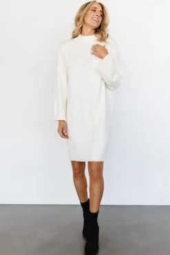 Baltic Born short dresses|TOPS|Jennings Sweater Dress | Ivory