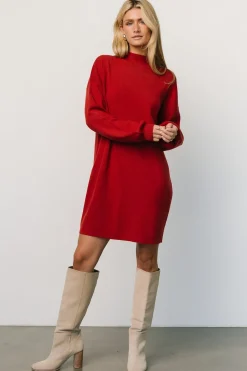 Baltic Born short dresses|TOPS|Jennings Sweater Dress | Red