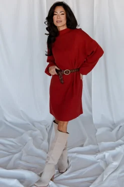 Baltic Born short dresses|TOPS|Jennings Sweater Dress | Red