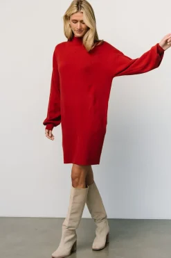 Baltic Born short dresses|TOPS|Jennings Sweater Dress | Red