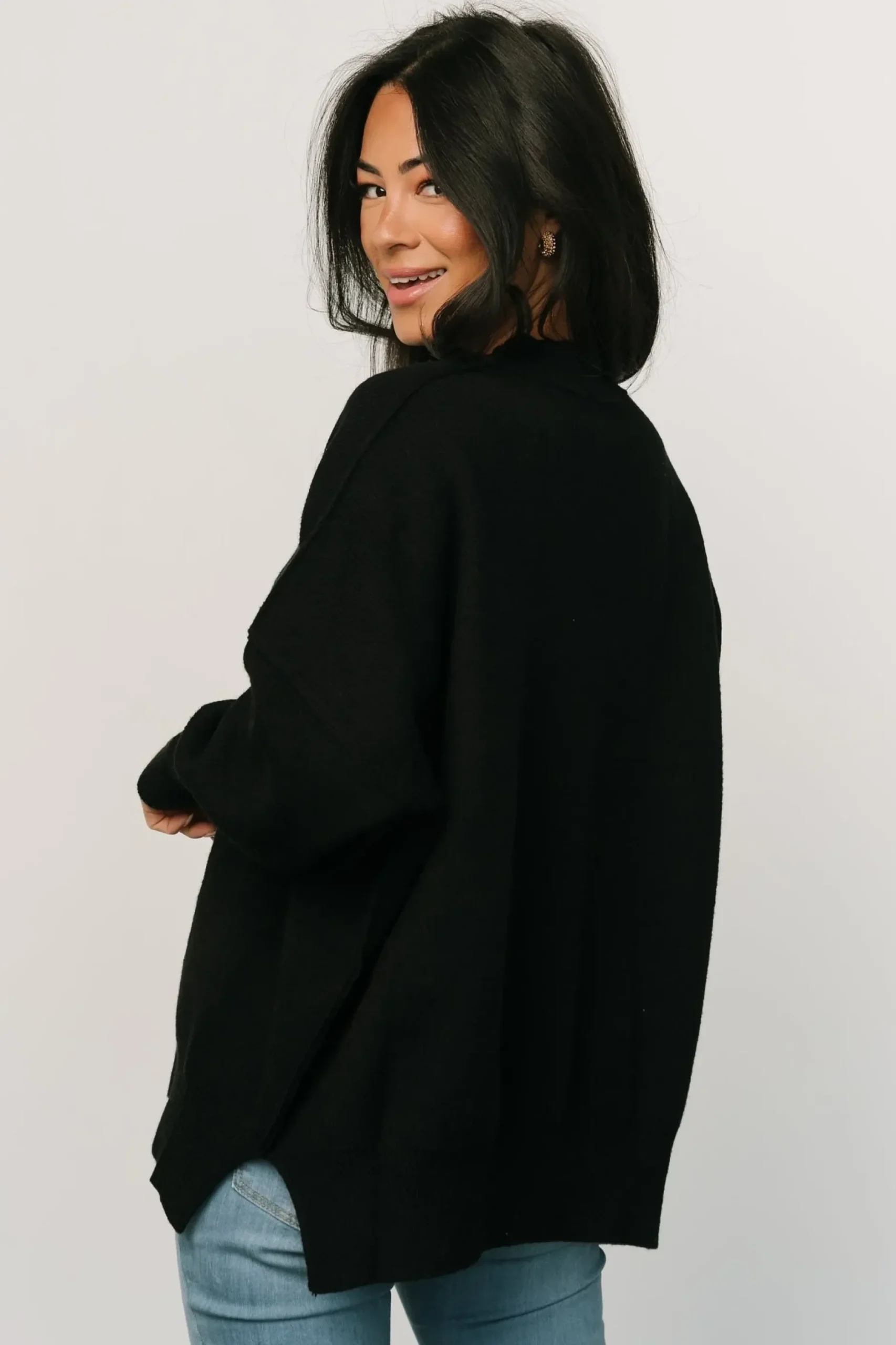 Baltic Born sweaters|WINTER ESSENTIALS|Jeremiah Knit Sweater | Black