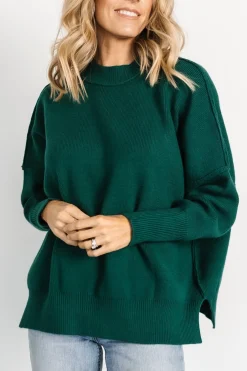 Baltic Born sweaters|WINTER ESSENTIALS|Jeremiah Knit Sweater | Emerald