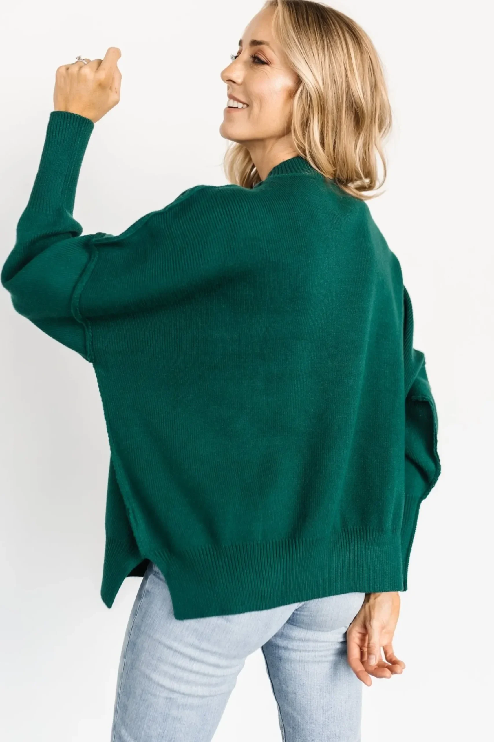 Baltic Born sweaters|WINTER ESSENTIALS|Jeremiah Knit Sweater | Emerald