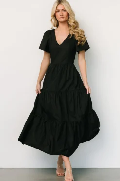 Baltic Born SALE|Johanne Poplin Dress | Black