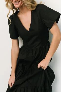 Baltic Born SALE|Johanne Poplin Dress | Black