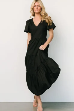 Baltic Born SALE|Johanne Poplin Dress | Black