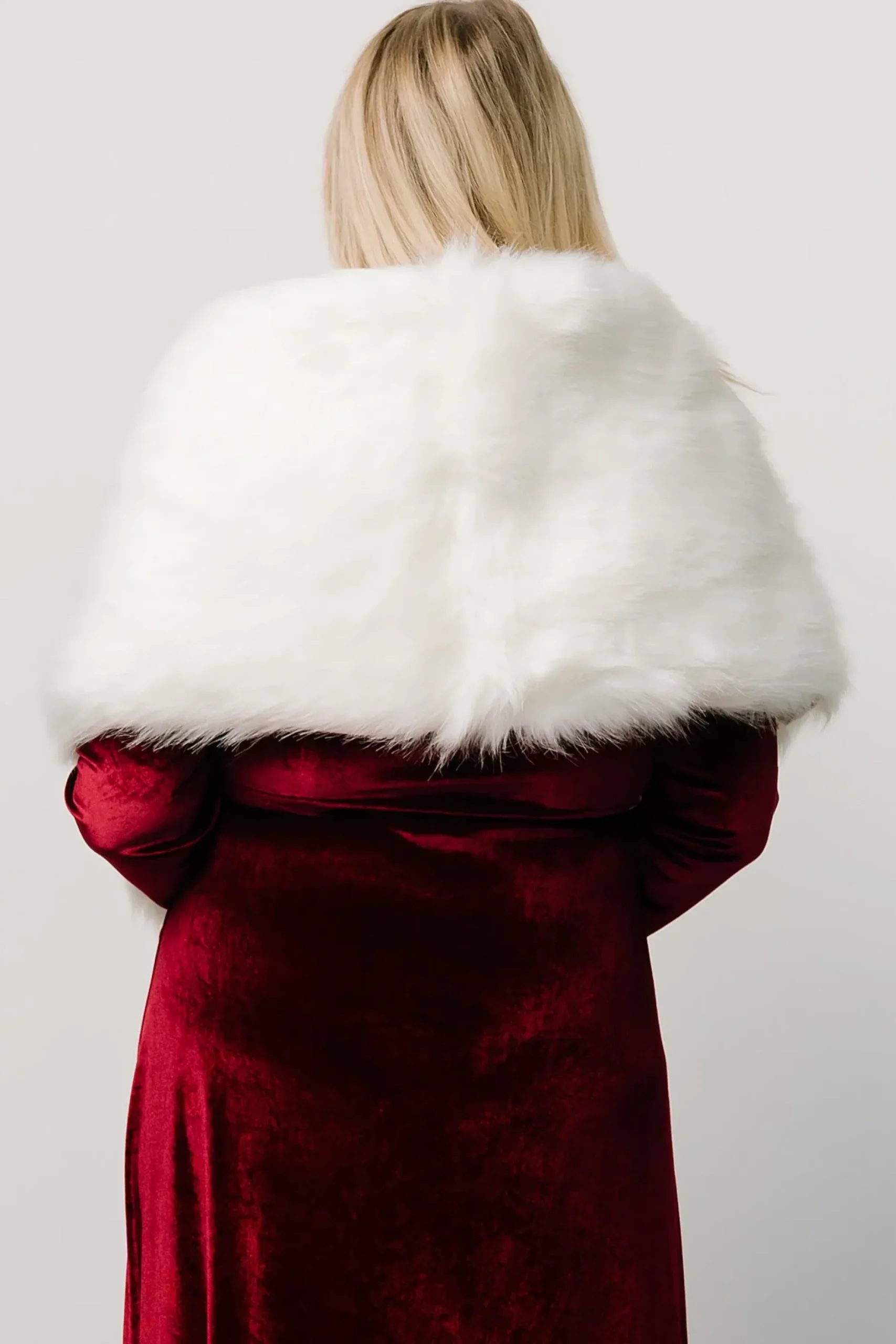 Baltic Born shawls|COMING SOON|Jovie Faux Fur Shawl | Pearl