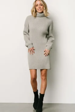 Baltic Born WINTER ESSENTIALS|Julianne Sweater Dress | Light Gray