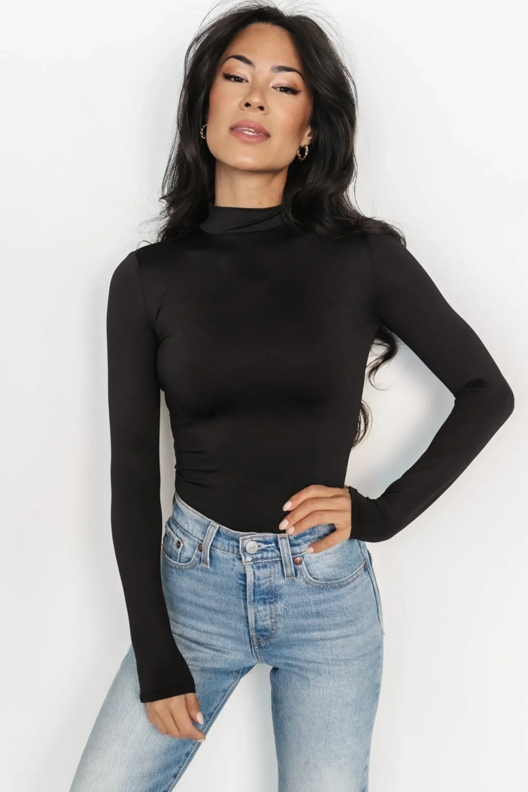 Baltic Born blouses + shirts|Juni Turtleneck | Hunter Green