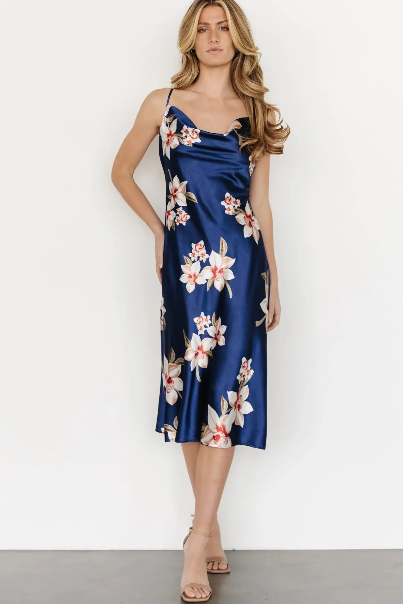 Baltic Born SALE|Katarina Slip Midi Dress | Sunrise Print