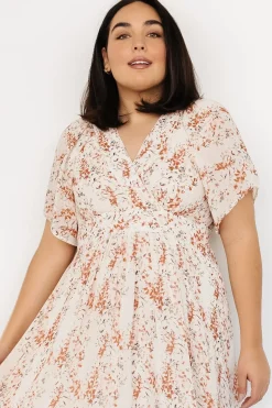 Baltic Born maxi dresses|bump friendly|Katherine Maxi Dress | Cream + Rust Floral