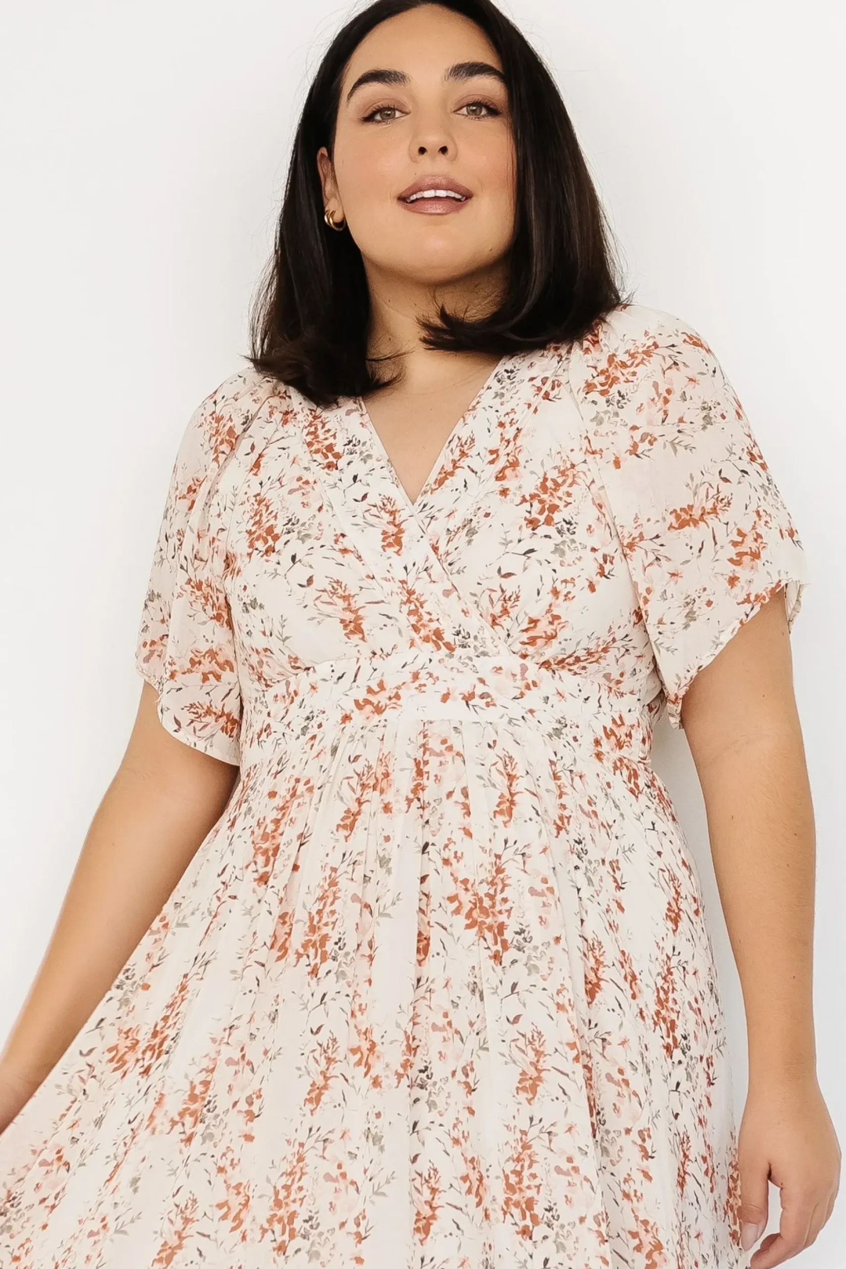 Baltic Born maxi dresses|bump friendly|Katherine Maxi Dress | Cream + Rust Floral
