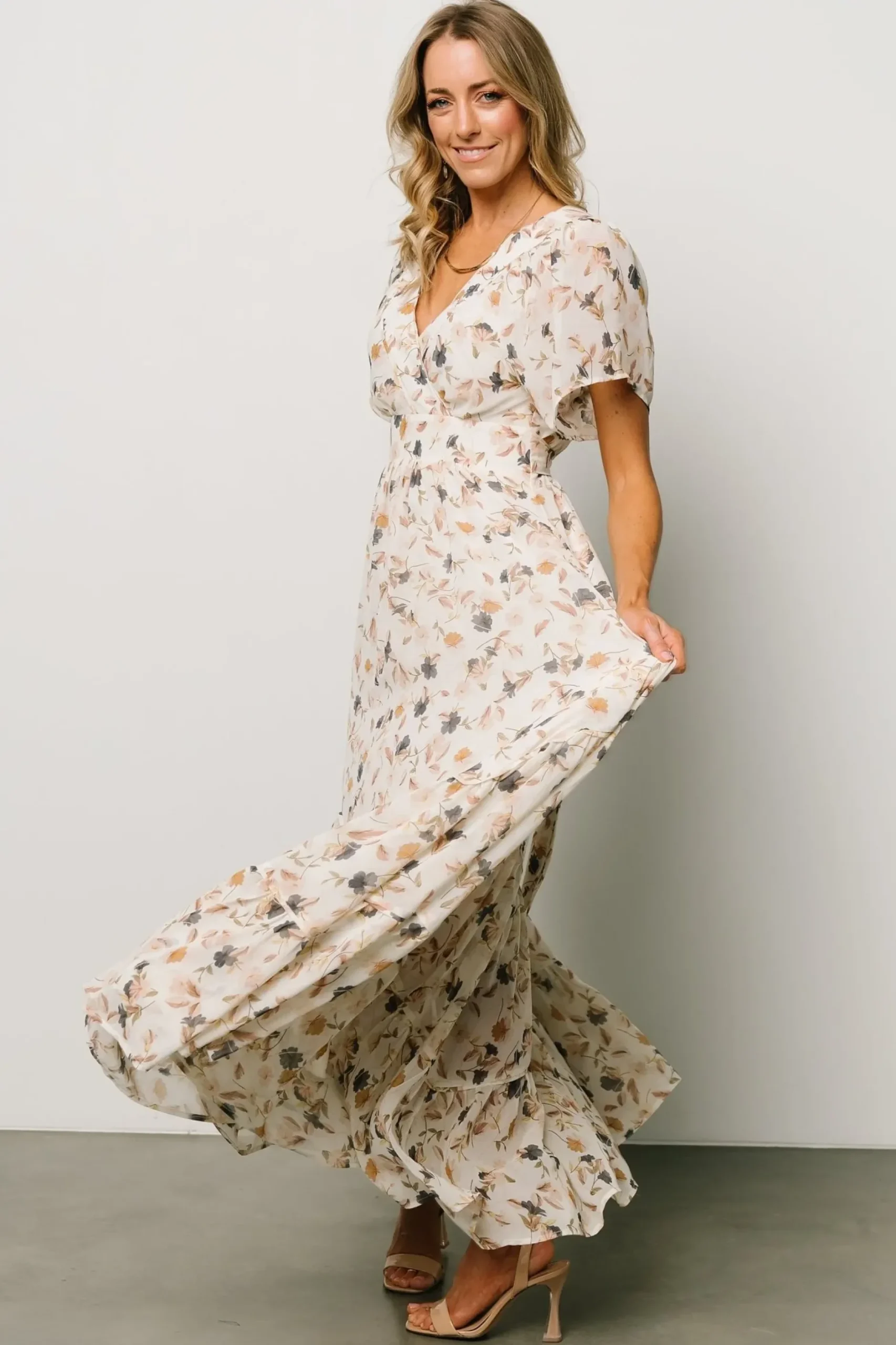 Baltic Born maxi dresses|bump friendly|Katherine Maxi Dress | Multi Floral